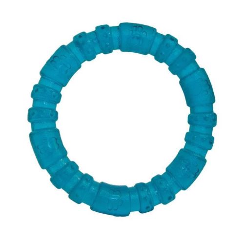 rosewood jouet en forme d'anneau 3 1/2'' - bleu - pour chiot