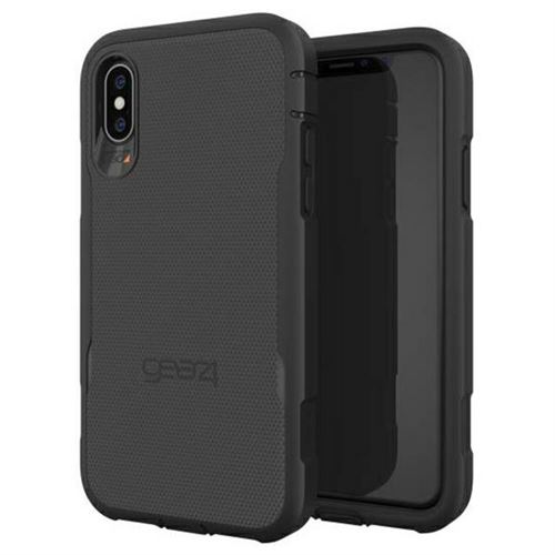 Gear4 Platoon - Achterzijde behuizing voor mobiele telefoon - polycarbonaat, D3O, thermoplastic polyurethaan (TPU) - voor Apple iPhone X, XS