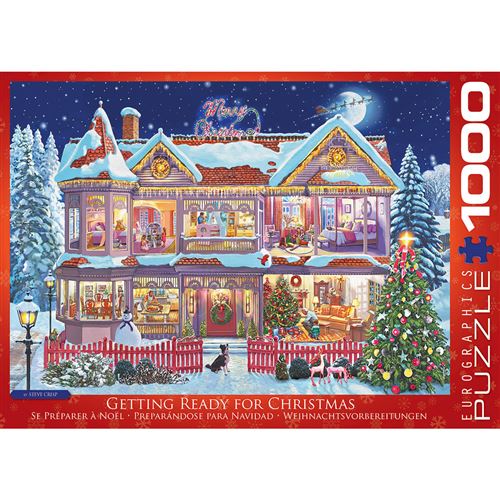 Eurographics 6000–2 471,4 cm s'adaptent prêt pour Noël Puzzle (Lot de 1000)