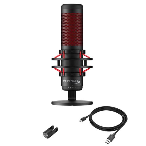 Microphone filaire HyperX QuadCast Noir