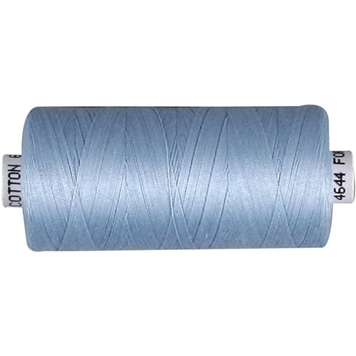 Creotime fil à coudre en coton bleu clair 1000 mètres