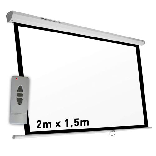 'Phoenix - phpantaelec200/150 écran électrique Vidéo-projecteur 100 Ratio 4 : 3 2 m x 1.5 m