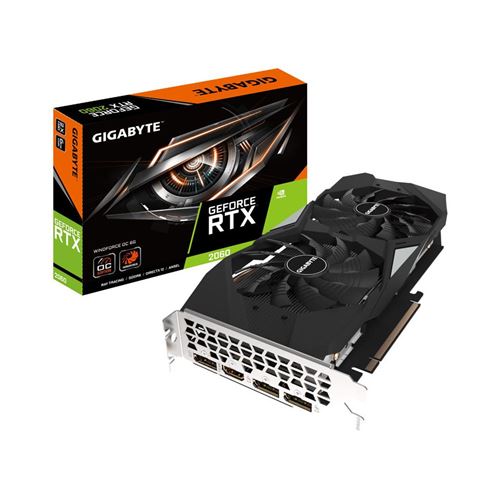 Carte graphique Gigabyte VGA RTX 2060 WindForce OC-6Go