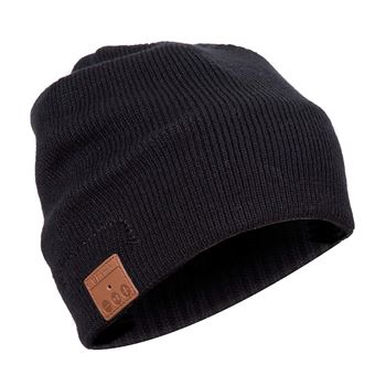VSHOP® Bonnet sans fil Bluetooth avec commandes - NOIR - 1