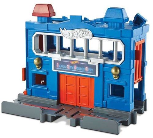 Hot Wheels poste de police City Downtown17 cm garçons bleu