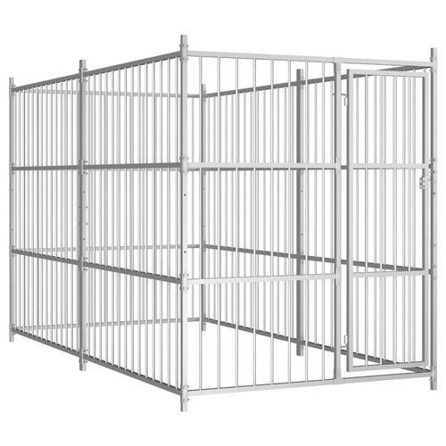 Comparer les prix de vidaXL Chenil d'extérieur pour chiens 300x150x185 cm