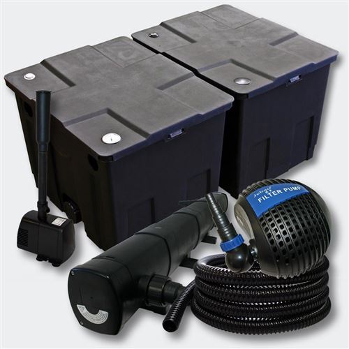 Meilleurs prix pour Kit filtration de bassin Bio Filtre 60 000l UVC 72W Pompe Fontaine