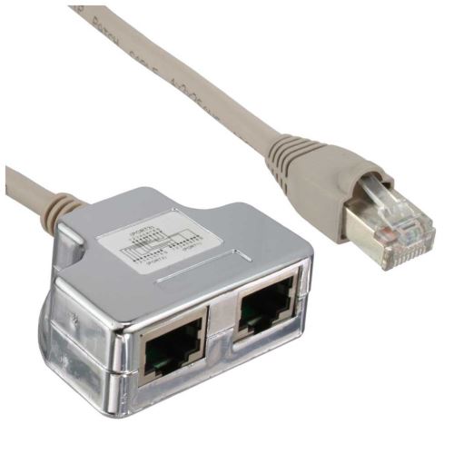 InLine ISDN T-Adapter - répartiteur RNIS - 15 cm