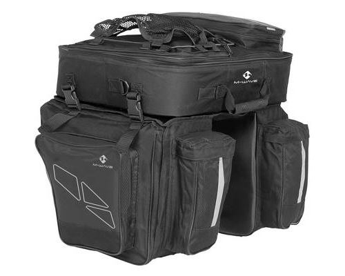 M-Wave sacoche double Amsterdam Triple96 litres noir