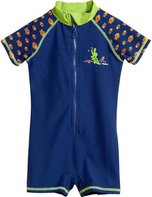 Playshoes maillot de bain crocodile résistant aux UV bleu taille 110/116