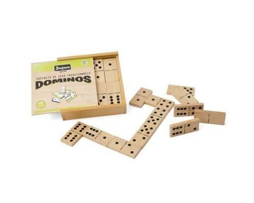 Jeujura - 8141 - Jeu De Réflexion - Grands Dominos - Coffret en Bois