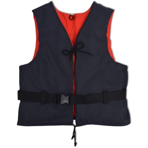 vidaXL Aide à la flottabilité 50 N 70-90 kg bleu marine
