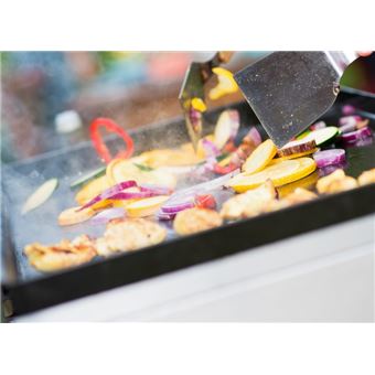 Plancha gaz Le Marquier Vintage Pure 375 Inox 7200 W Argent et Noir