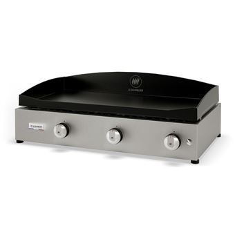 Plancha gaz Le Marquier Vintage Pure 375 Inox 7200 W Argent et Noir