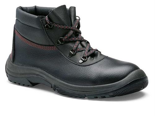 Chaussure de sécurité haute VITESSE S3 Cuir croûte peigné - T.42 - Noir - S 24 BOSSI INDUSTRIE - 6372-42