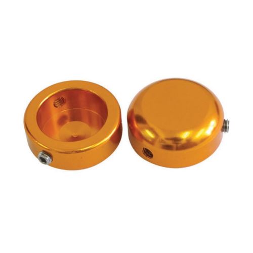 Bouchons d'extrémité de barre BMX Savage en alliage 22.2mm orange
