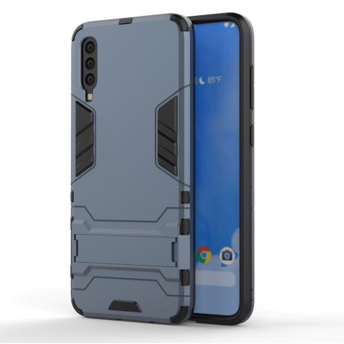 Housse étui Coque portable avec support pour Samsung Galaxy A70 - Bleu foncé -4222