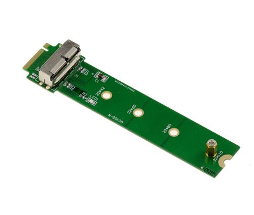 Adaptateur SSD MACBOOCK 12 + 16 BROCHES vers M2 Pour SSD Mac 2013 et 2014 en 12+16 points