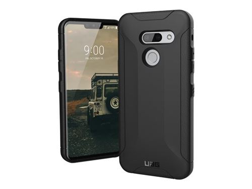 UAG Rugged Case for LG G8 ThinQ - Scout Black - Coque de protection pour téléphone portable - noir - pour LG G8 ThinQ