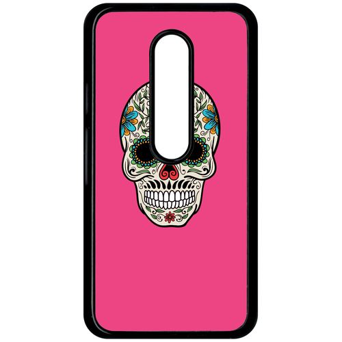Coque Motorola Moto G 3 Crane Couleurs Fond Rose