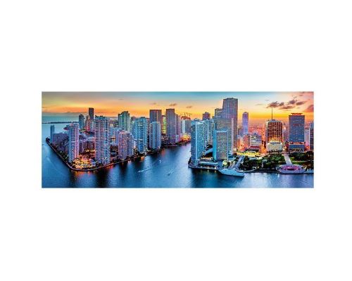 Puzzle 1000 Pièces : Miami Bei Nacht, Trefl