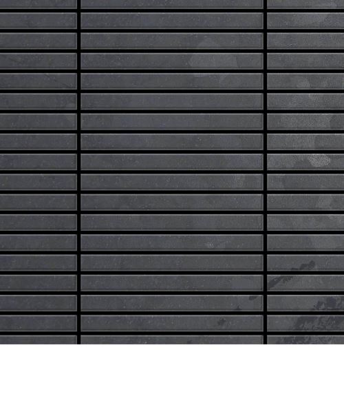Mosaïque métal massif Carrelage Acier brut laminé gris Grosseur 1,6mm ALLOY Linear-RS 0,94 m2