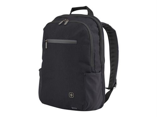 Wenger 602809 CityFriend 15.6 Laptop Backpack, compartiment pour ordinateur portable rembourré avec iPad/tablette / eReader de poche en noir