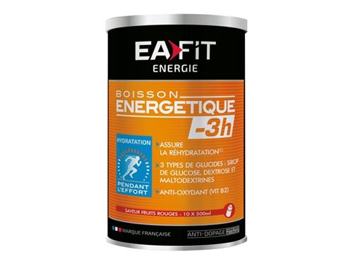 Boisson énergétique -3h fruits rouges EA Fit