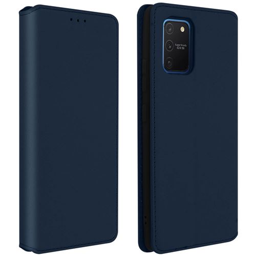 Avizar Housse pour Samsung Galaxy S10 Lite Portefeuille Fonction Support Bleu