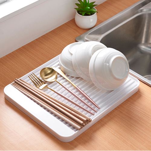 Plateau de vidange diatomée boue de vidange Bowl Rack Home Fruit Bowl Chopsticks Plateau Drainer_Kiliaadk1132