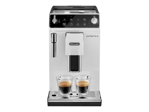 Delonghi Blanc De'longhi Autentica Etam 29.513.Wb - Machine À Café Automatique Avec Mousseur À Lait - 15 Bar