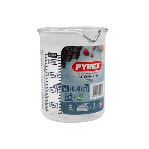 Doseur 250ml verre Pyrex labbk25/5040