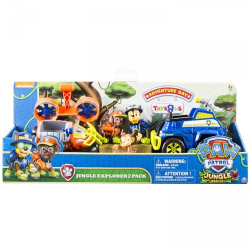 PAT PATROUILLE Pack de 2 véhicules JUNGLE RESCUE