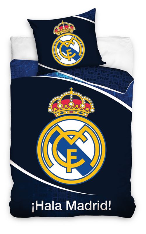 Carbotex housse Real Madridde couette 140x200 cm noir