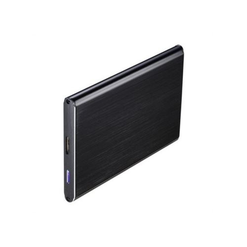 Boîtier Externe TooQ TQE-2529B HD 2.5 SATA III-USB 3.0 FAT32 / NTFS / eXT2 / HFS Aluminium Noir