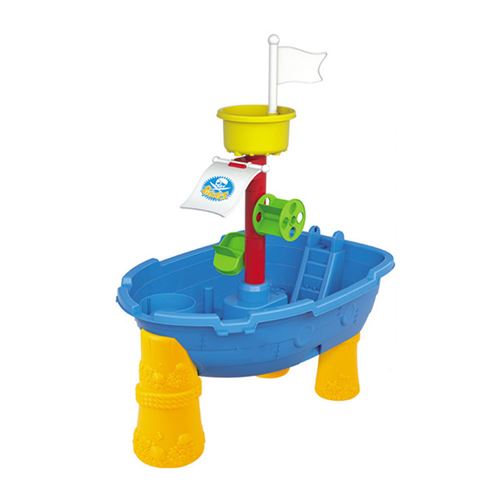 Table de sable et d'eau Ensemble de bac à sable jardin extérieur Jouet plage d'été pour enfants - Multicolore