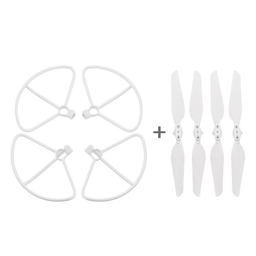Couvercle de protection d'hélice RC Quadcopter Pièces pour Housse de protection blanche + hélice