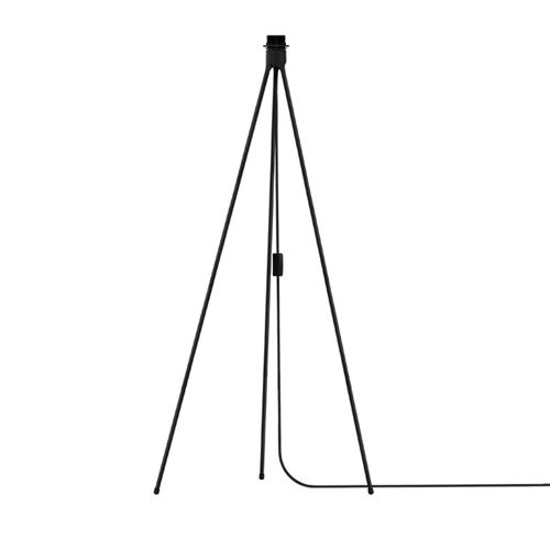 Pied de lampadaire Tripod Matt black - Couleur - Noir