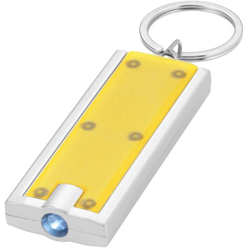 Bullet Castor porte cles lumineux. (6 x 2.5 x 0.9 cm) (Jaune) - UTPF1085