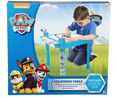 Paw Patrol ? La Pat? Patrouille ? Table De Coloriage Et 5 Mètres De Dessin À Colorier