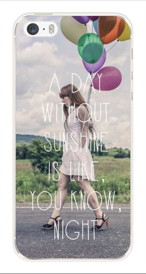 Coque en silicone imprimée compatible iPhone 5 iPhone 5S Woman