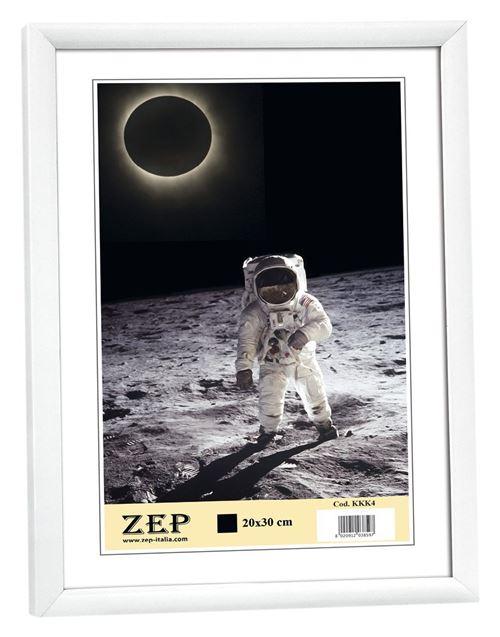 Zep Blanc Kw3 Collection Basic Cadre Photo Résine 15 X 20 Cm