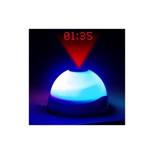 Horloge Réveil avec Lumière Led et Projecteur