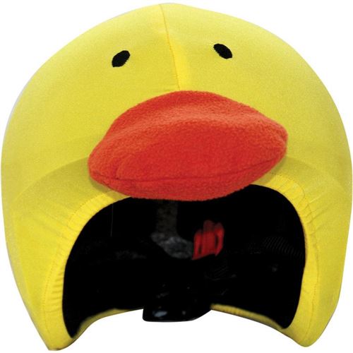 Housse de casque fantaisie - Coolcasc - Ccca - Canard jaune - Taille unique