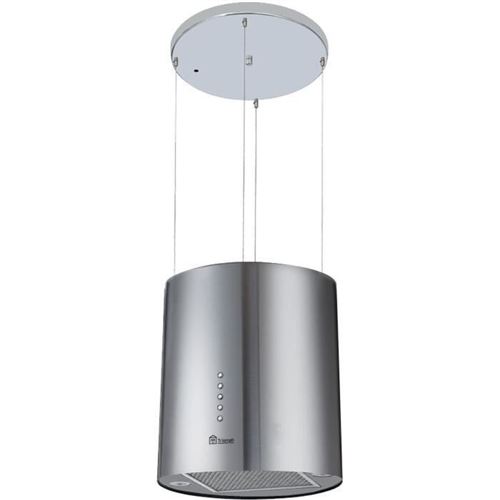TRIOMPH - TAHI35X - Hotte îlot cylindrique - 557,5 m3/h - 72 dB - 3 vitesses - L35cm - Inox