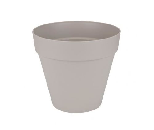 Pot de fleurs rond avec roues Loft Urban - &oslash; 50 cm - Gris chaud - Elho