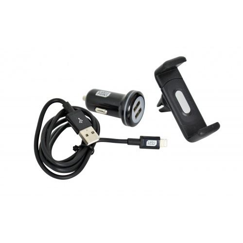 Carpoint Kit chargeur 3 en 1 USB