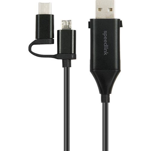 Multi câble Speedlink USB-A vers USB ou USB-C