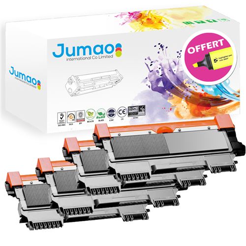 Lot de 4 Toners type Jumao compatibles pour Brother DCP-7055W 7055 7057 7057E