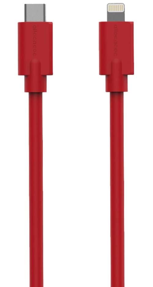 Allocacoc 10453RD/USBCBC câble USB USB A USB C Rouge - Câbles USB (USB A, USB C, Male Connector/Male Connector, Rouge)